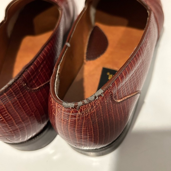 Stacy Adams Snake Skin Tassel Loafers - Picture 9 of 15
